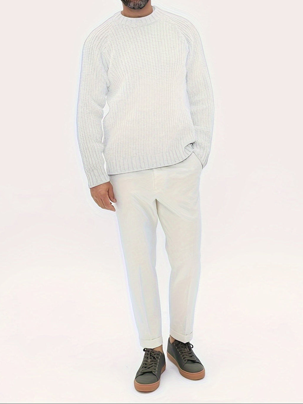 Cozy Winter Knit Sweater for Men