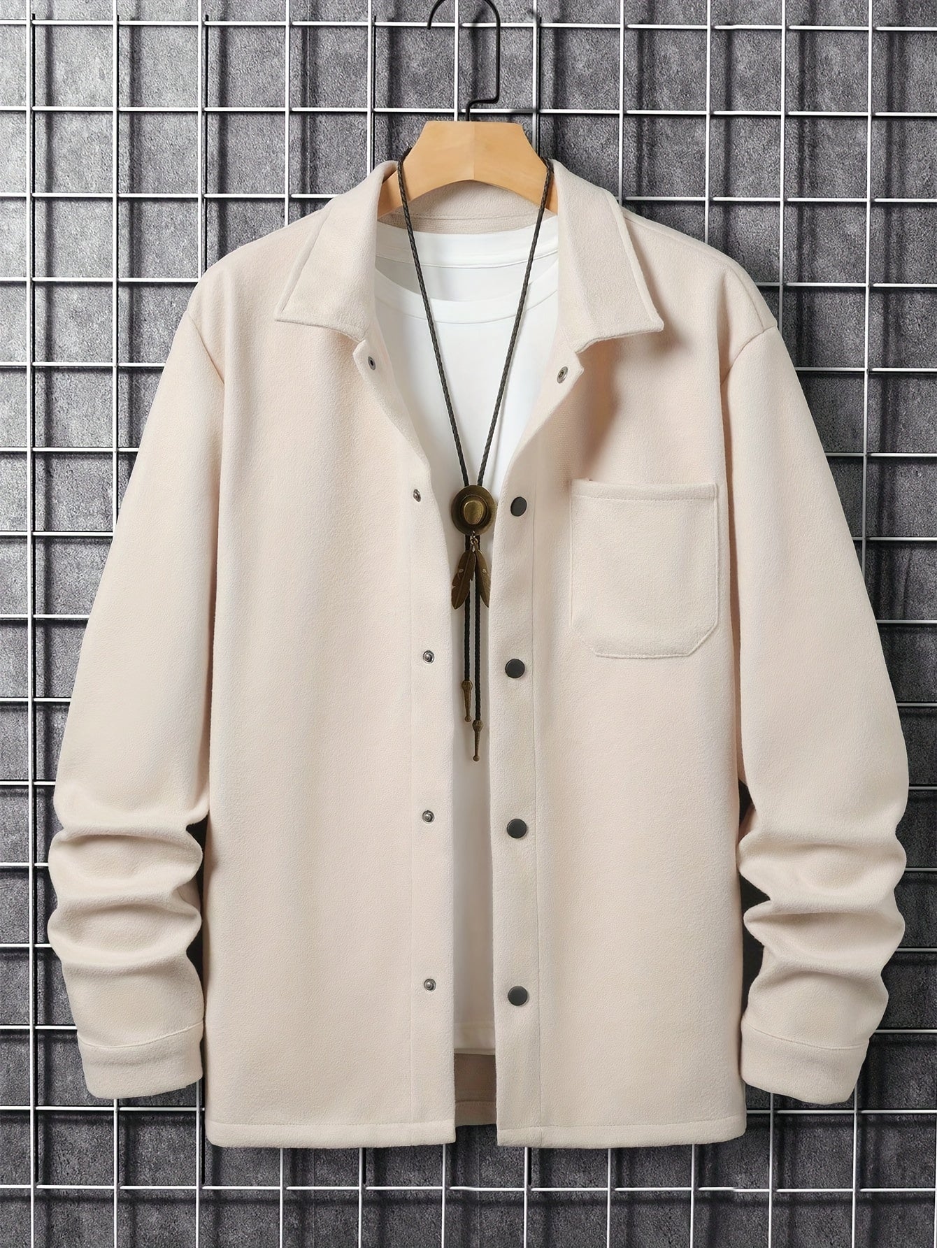 Men 's Button-Up Coat
