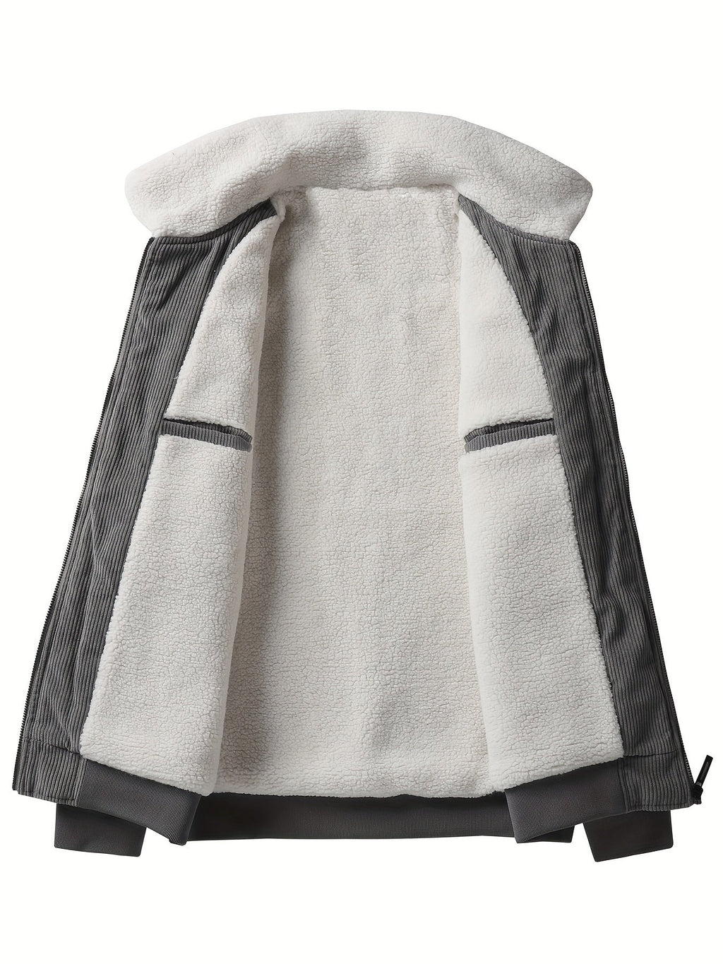Fleece-Lined Retro Jacket for Men