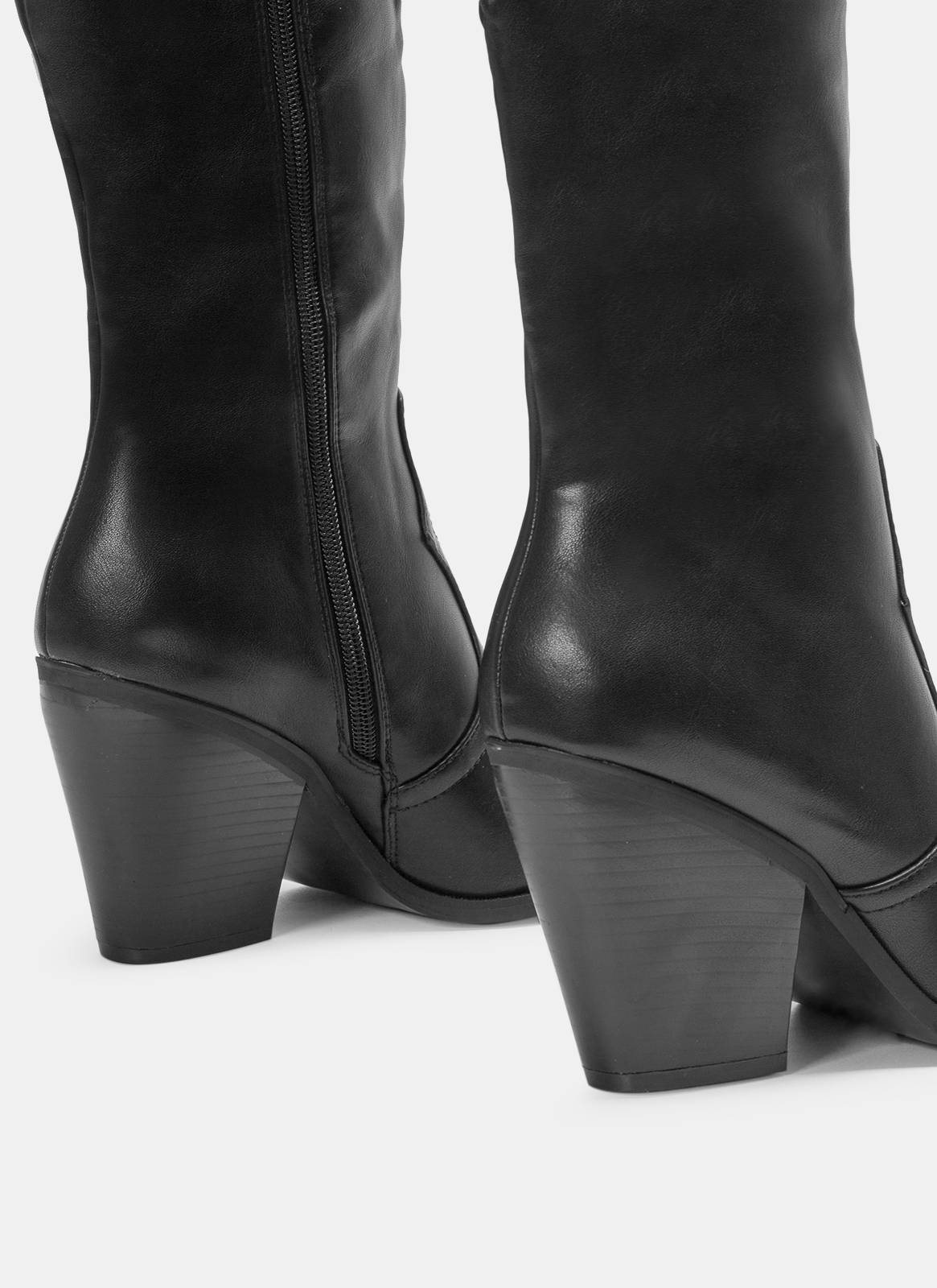 High black boots for women