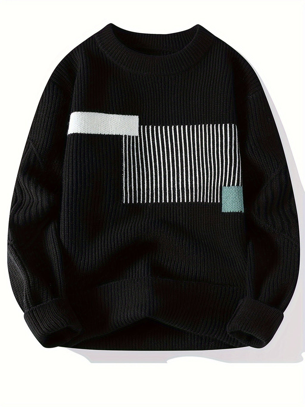Sweater With Geometric Print For Men