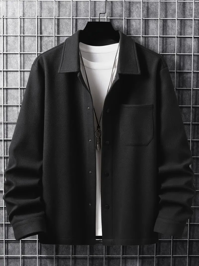 Men 's Button-Up Coat