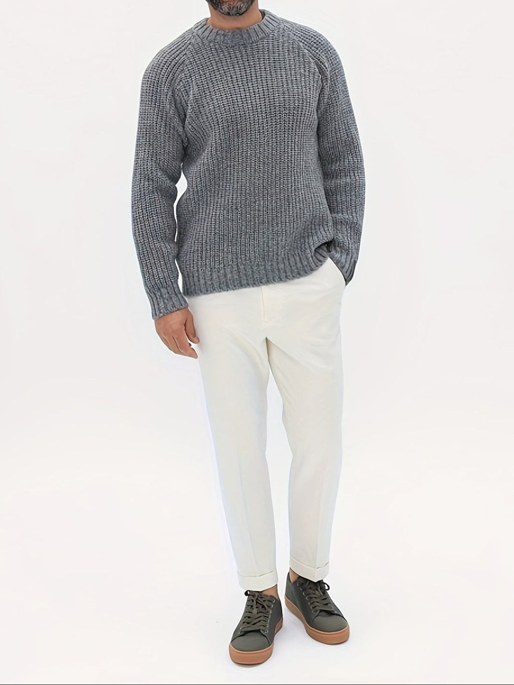 Cozy Winter Knit Sweater for Men